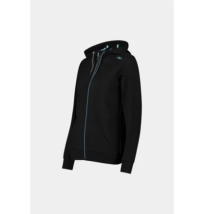 Олимпийка женская CMP Jacket Fix Hood Black 32D8016-U901