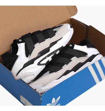 Кроссовки мужские Adidas Niteball M White/Black H67360