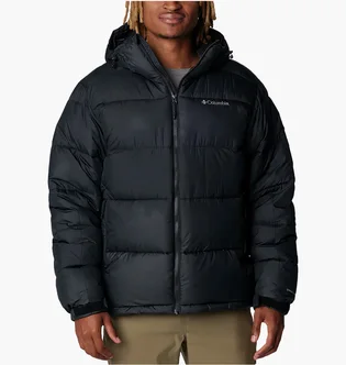 Пуховик чоловічий Columbia Pike Lake Ii Hooded Jacket Black WM0326-010