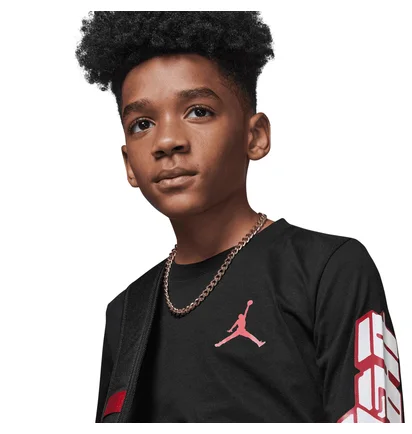 Лонгслів дитячий Air Jordan Chicago Motion L/S Tee Black 95C902-023