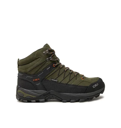 Ботинки мужские CMP Rigel Mid Trekking Shoes Wp Olive/Black 3Q12947-55ES