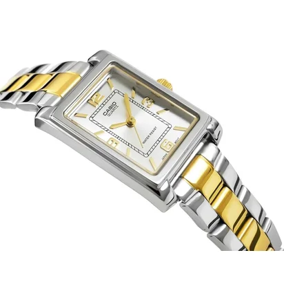 Часы женские Casio Timeless Two-Tone Wo LTP-1234PSG-7A