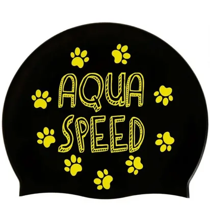 Шапочка для плавання дитяча Aqua Speed Kiddie Black 142-07