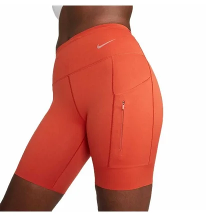 Шорты женские Nike Go Firm-Support Mid-Rise Orange DQ5925-861