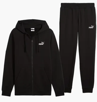 Спортивный костюм мужской Puma Essential Fleece Black 682586-01__682606-01