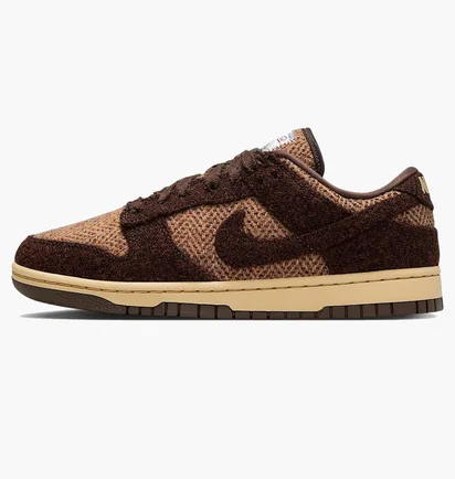 Кроссовки женские Nike Dunk Low X Harris Tweed® WomenS Shoes Brown IO0052-200