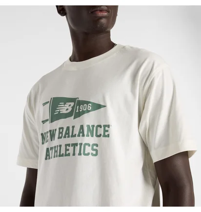 Футболка чоловіча New Balance Varsity Pennant White MT51924SST
