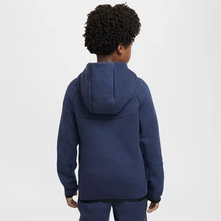 Толстовка детская Nike Sportswear Tech Fleece Big Kids Full-Zip Hoodie Blue HV5867-473