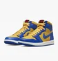 Кросівки жіночі Air Jordan Air 1 Retro High Og Blue/Yellow Fd2596-700