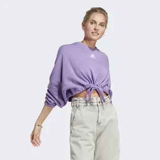 Футболка жіноча Adidas Dance Crop Versatile Sweatshirt Violet IC6685