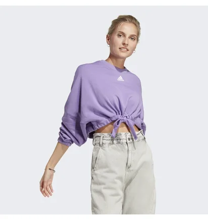 Футболка жіноча Adidas Dance Crop Versatile Sweatshirt Violet IC6685