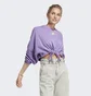Футболка жіноча Adidas Dance Crop Versatile Sweatshirt Violet IC6685