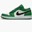 Кросівки чоловічі Air Jordan 1 Low White/Green 553558-301