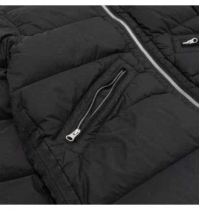 Пуховик чоловічий Stone Island Seamless Tunnel Nylon Down-Tc Hooded Jacket Black 811543128-V0029