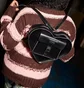 Рюкзак жіночий Dr. Martens Heart Shaped Hardware Kiev Leather Crossbody Backpack Black AC807033
