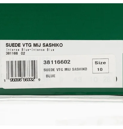 Кросівки чоловічі Puma Suede Vintage Sashiko - Made In Japan Blue 381166-02