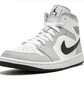 Кроссовки женские Air Jordan Wmns 1 Mid White/Grey BQ6472-015