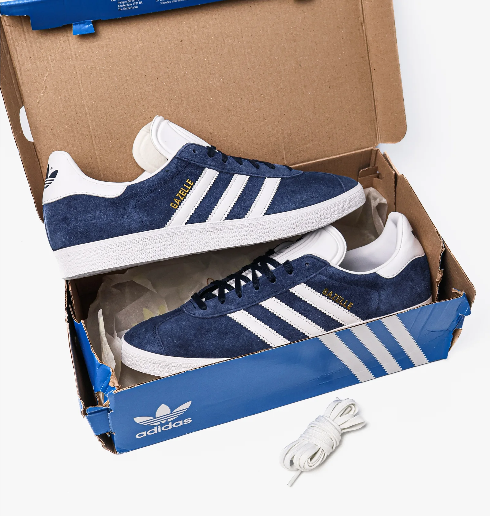 ᐉ Кросівки унісекс Adidas Gazelle Stitch-And-Turn Shoes Blue