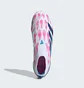 Бутсы унисекс Adidas Predator Elite Laceless Firm Ground Soccer Cleats White/Pink IF8864