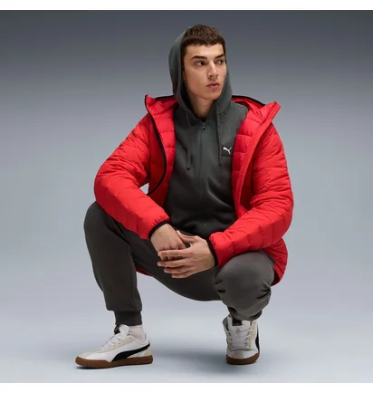 Толстовка мужская Puma Ess Elevated Fz Hoodie Fl Grey 688255-44