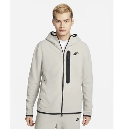 Куртка чоловіча Nike Sportswear Tech Fleece Men S Full-Zip Winterized Hoodie Beige Dq4801-016