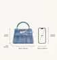 Сумка жіноча JW PEI Elise Top Handle Bag Blue BB2023BG78419JWP