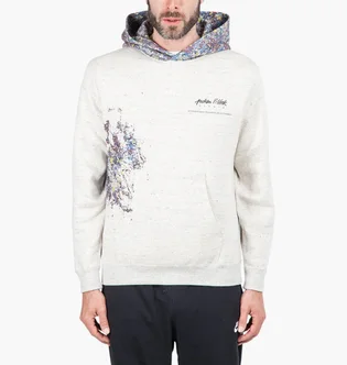 Худі чоловіче Medicom Adam Et Rope X Jackson Pollock Studio Grey GMM-HOODIE-LIGHT-GREY