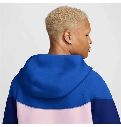 Толстовка мужская Nike Tech Fleece Blue/Pink FZ4709-480