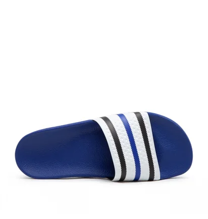 Тапочки унисекс Adidas Adilette White/Blue IG7500