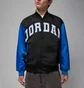 Куртка мужская Air Jordan Brooklyn Collegiate Varsity Jacket Black/Blue HV0099-010