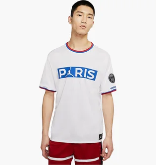 Футболка чоловіча Air Jordan Psg Paris Saint-Germain White BQ8358-100