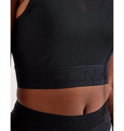 Топ женский Nike Pro Mesh Tank Top Black FN7387-010