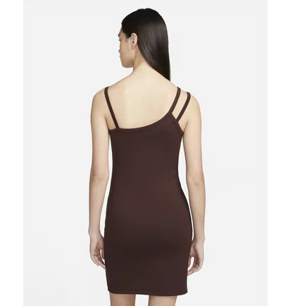 Плаття жіноче Nike Sportswear Everyday Modern Asymmetrical Tank Dress Brown DV7934-227