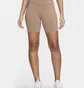 Шорты женские Nike One Leak Protection Brown DZ5312-283