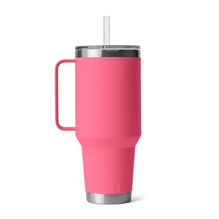 Термокружка Yeti Rambler 42Oz (1242Ml) Straw Mug Pink 70000002874