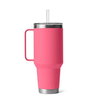 Термокружка Yeti Rambler 42Oz (1242Ml) Straw Mug Pink 70000002874