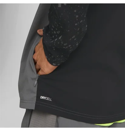 Куртка чоловіча Puma Reflective Printed Woven Running Jacket Grey/Black 522409-15