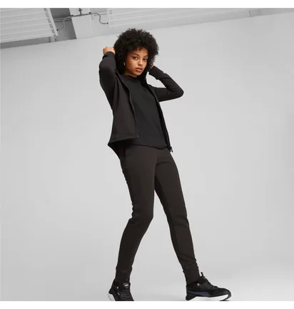 Спортивный костюм женский Puma Classics Hooded Fl Black 622637-01