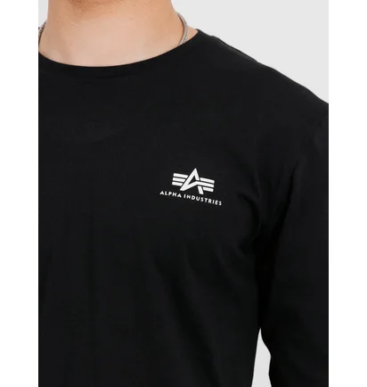 Лонгслив мужской Alpha Industries Basic Black 198517-03-BLACK