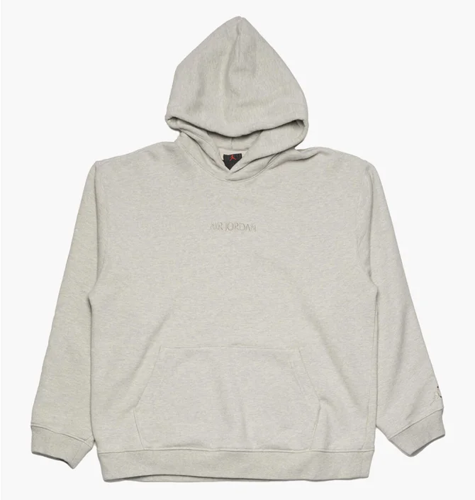 Худі чоловіче Air Jordan Wordmark Fleece Hoodie Grey FJ1966-050