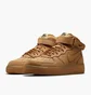 Кроссовки мужские Nike Air Force 1 Mid 07 Prm Qs Brown 715889-200