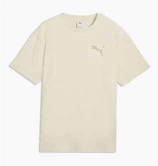 Футболка мужская Puma Ess Elevated Cat Logo Beige 634391-87