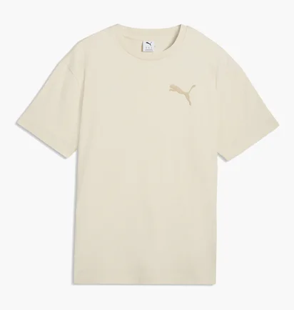 Футболка чоловіча Puma Ess Elevated Cat Logo Beige 634391-87