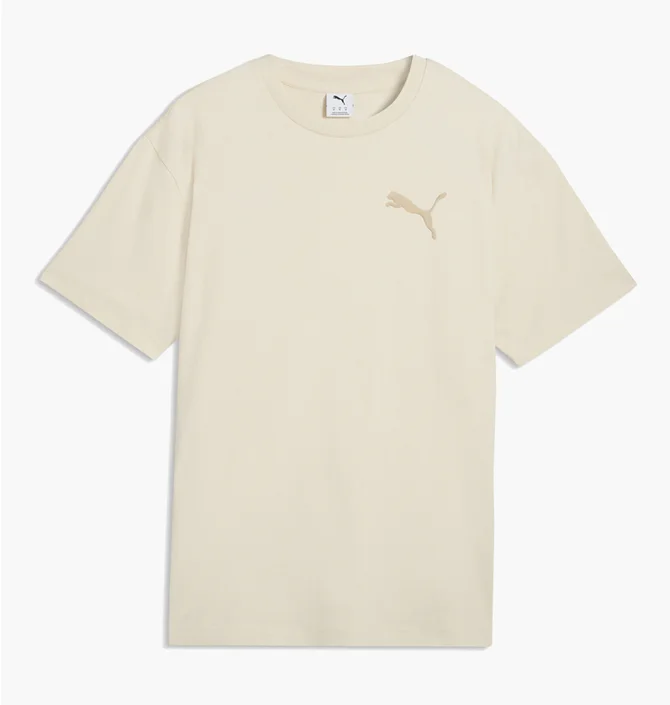 Футболка чоловіча Puma Ess Elevated Cat Logo Beige 634391-87