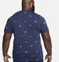 Футболка мужская Nike Club Allover Print T-Shirt Blue FD1279-410