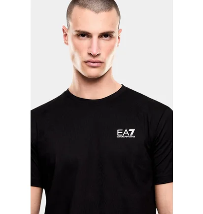 Футболка мужская EA7 Core Identity Pima Black 8NPT25-PJVPZ-1200
