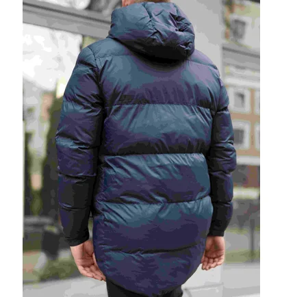 Пуховик чоловічий New Balance Team Base Blue MJ031540NV