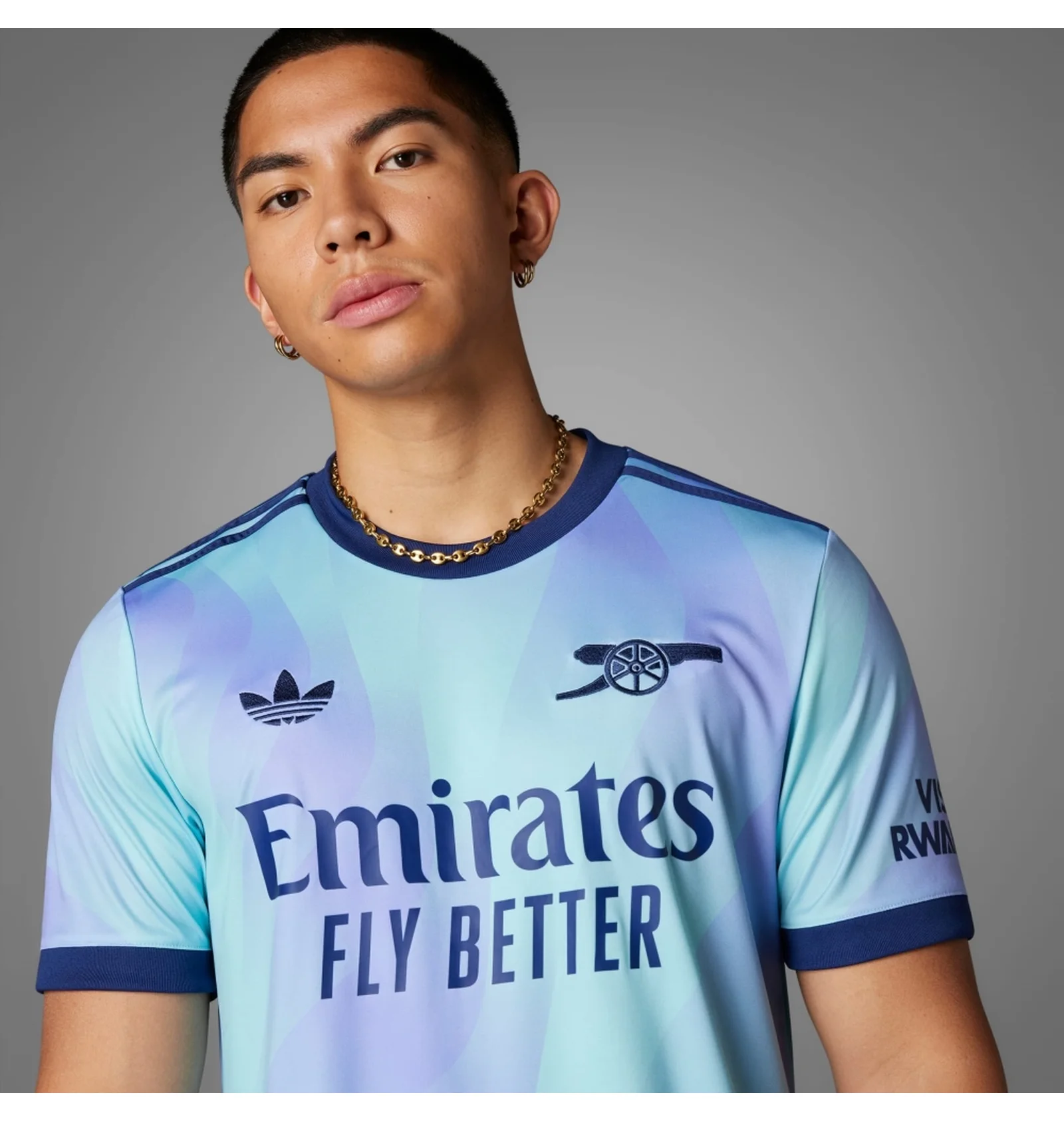 ᐉ Футболка мужская Adidas Arsenal 24/25 Third Jersey Light Blue