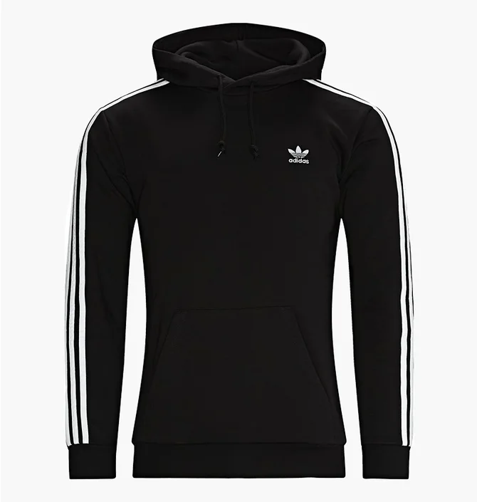 Худи мужское Adidas Adicolor Classics 3-Stripes Hoodie Black H06676