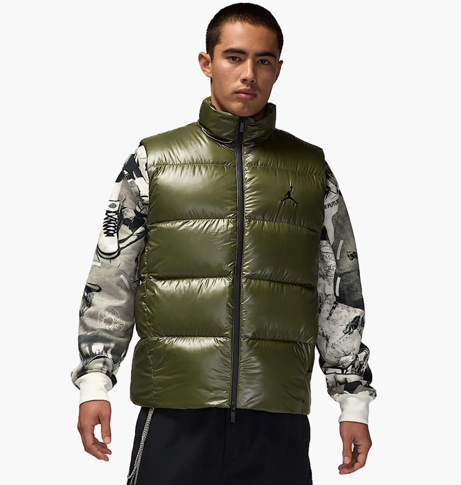ᐉ Жилетка мужская Air Jordan Flight Down Vest Olive FV7273-222